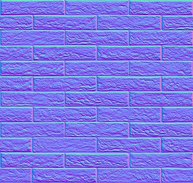 Textures   -   ARCHITECTURE   -   BRICKS   -   Facing Bricks   -   Rustic  - Rustic bricks texture seamless 00239 - Normal