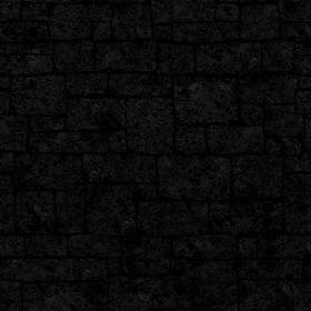 Textures   -   ARCHITECTURE   -   STONES WALLS   -   Stone blocks  - Wall stone with regular blocks texture seamless 08358 - Specular