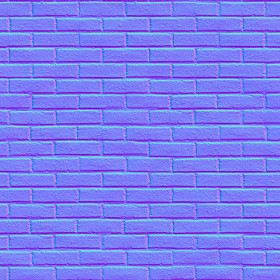 Textures   -   ARCHITECTURE   -   BRICKS   -   Facing Bricks   -   Smooth  - Facing smooth bricks texture seamless 00316 - Normal