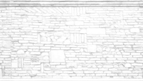 Textures   -   ARCHITECTURE   -   BRICKS   -   Special Bricks  - Italy brick wall and stones texture seamless 18797 - Ambient occlusion