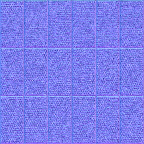 Textures   -   ARCHITECTURE   -   PAVING OUTDOOR   -   Concrete   -   Blocks regular  - Paving outdoor concrete regular block texture seamless 05692 - Normal