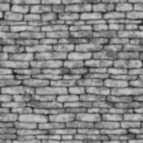 Textures   -   ARCHITECTURE   -   STONES WALLS   -   Stone blocks  - Wall stone with regular blocks texture seamless 08359 - Displacement