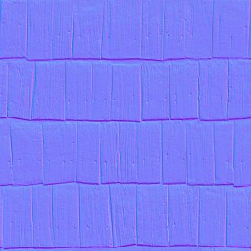 Textures   -   ARCHITECTURE   -   ROOFINGS   -   Shingles wood  - Wood shingle roof texture seamless 03844 - Normal