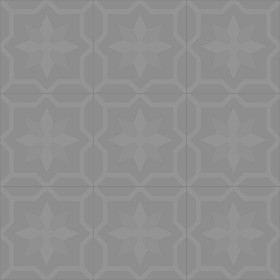 Textures   -   ARCHITECTURE   -   TILES INTERIOR   -   Cement - Encaustic   -   Cement  - Cement concrete tile texture seamless 13382 - Displacement