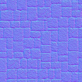 Textures   -   ARCHITECTURE   -   PAVING OUTDOOR   -   Concrete   -   Blocks mixed  - Concrete paving outdoor texture seamless 20557 - Normal