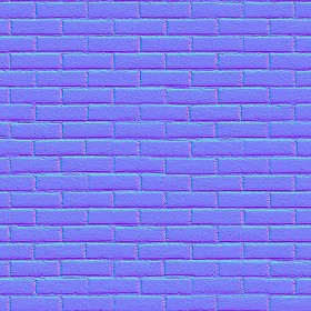 Textures   -   ARCHITECTURE   -   BRICKS   -   Facing Bricks   -   Smooth  - Facing smooth bricks texture seamless 00317 - Normal