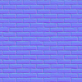 Textures   -   ARCHITECTURE   -   BRICKS   -   Facing Bricks   -   Smooth  - Facing smooth bricks texture seamless 00317 - Normal