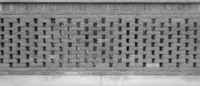 Textures   -   ARCHITECTURE   -   BRICKS   -   Special Bricks  - Fence briks wall texture horizontal seamless 19270 - Displacement