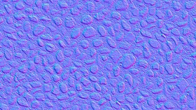Textures   -   ARCHITECTURE   -   ROADS   -   Paving streets   -   Rounded cobble  - Rounded cobblestone texture seamless 20435 - Normal