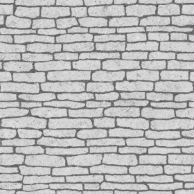 Textures   -   ARCHITECTURE   -   STONES WALLS   -   Stone blocks  - Wall stone with regular blocks texture seamless 08361 - Displacement