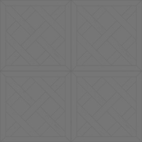 Textures   -   ARCHITECTURE   -   WOOD FLOORS   -   Geometric pattern  - Parquet geometric pattern texture seamless 04790 - Displacement