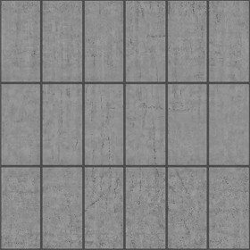 Textures   -   ARCHITECTURE   -   PAVING OUTDOOR   -   Concrete   -   Blocks regular  - Paving outdoor concrete regular block texture seamless 05694 - Displacement