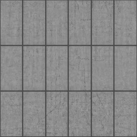 Textures   -   ARCHITECTURE   -   PAVING OUTDOOR   -   Concrete   -   Blocks regular  - Paving outdoor concrete regular block texture seamless 05694 - Displacement