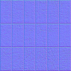 Textures   -   ARCHITECTURE   -   PAVING OUTDOOR   -   Concrete   -   Blocks regular  - Paving outdoor concrete regular block texture seamless 05694 - Normal