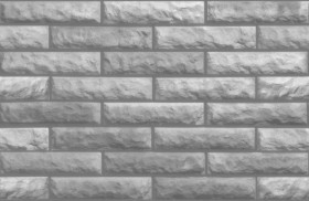 Textures   -   ARCHITECTURE   -   BRICKS   -   Facing Bricks   -   Rustic  - Rustic bricks texture seamless 00242 - Displacement