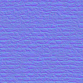 Textures   -   ARCHITECTURE   -   BRICKS   -   Damaged bricks  - Damaged bricks texture seamless 00108 - Normal