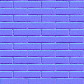 Textures   -   ARCHITECTURE   -   BRICKS   -   Facing Bricks   -   Smooth  - Facing smooth bricks texture seamless 00256 - Normal