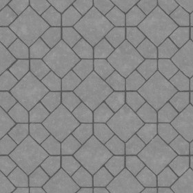 Textures   -   ARCHITECTURE   -   PAVING OUTDOOR   -   Concrete   -   Blocks mixed  - Paving concrete mixed size texture seamless 05568 - Displacement