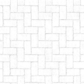 Textures   -   ARCHITECTURE   -   PAVING OUTDOOR   -   Concrete   -   Herringbone  - Concrete paving herringbone outdoor texture seamless 05859 - Ambient occlusion