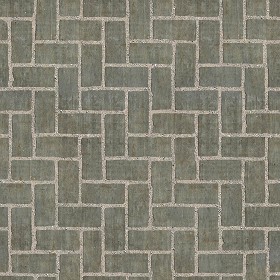 Textures   -   ARCHITECTURE   -   PAVING OUTDOOR   -   Concrete   -   Herringbone  - Concrete paving herringbone outdoor texture seamless 05859 (seamless)