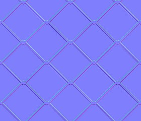 Textures   -   MATERIALS   -   METALS   -   Perforated  - Mesh steel perforate metal texture seamless 10541 - Normal
