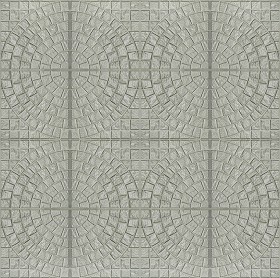 Textures   -   ARCHITECTURE   -   PAVING OUTDOOR   -   Concrete   -  Blocks mixed - Painted concrete paving outdoor texture seamless 20748