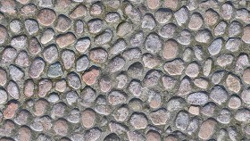 Textures   -   ARCHITECTURE   -   ROADS   -   Paving streets   -   Rounded cobble  - Street paving cobblestone texture seamless 20545 (seamless)