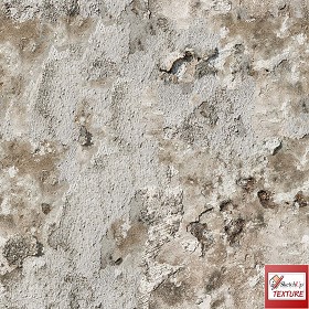 Textures   -   ARCHITECTURE   -   CONCRETE   -   Bare   -  Damaged walls - Concrete bare damaged wall PBR texture seamless 21536