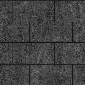 Textures   -   ARCHITECTURE   -   CONCRETE   -   Plates   -   Dirty  - Concrete dirt plates wall texture seamless 01786 - Displacement