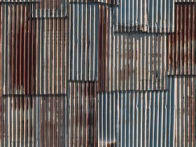 Textures   -   MATERIALS   -   METALS   -  Corrugated - Iron corrugated dirt rusty metal texture seamless 09988