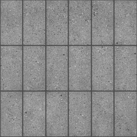 Textures   -   ARCHITECTURE   -   PAVING OUTDOOR   -   Concrete   -   Blocks regular  - Paving outdoor concrete regular block texture seamless 05696 - Displacement