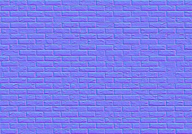 Textures   -   ARCHITECTURE   -   BRICKS   -   Facing Bricks   -   Rustic  - Rustic bricks texture seamless 00244 - Normal