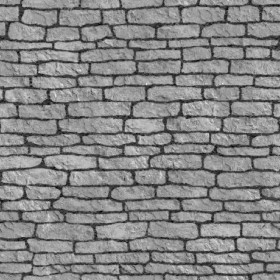 Textures   -   ARCHITECTURE   -   STONES WALLS   -   Stone blocks  - Wall stone with regular blocks texture seamless 08363 - Displacement