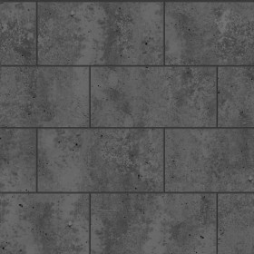 Textures   -   ARCHITECTURE   -   CONCRETE   -   Plates   -   Dirty  - Concrete dirt plates wall texture seamless 01787 - Displacement