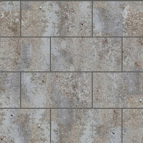 Textures   -   ARCHITECTURE   -   CONCRETE   -   Plates   -   Dirty  - Concrete dirt plates wall texture seamless 01787 (seamless)