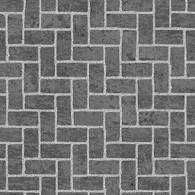 Textures   -   ARCHITECTURE   -   PAVING OUTDOOR   -   Concrete   -  Herringbone - Concrete paving herringbone outdoor texture seamless 05861