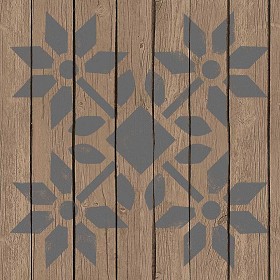 Textures   -   ARCHITECTURE   -   WOOD FLOORS   -   Decorated  - Parquet decorated stencil texture seamless 04696 (seamless)
