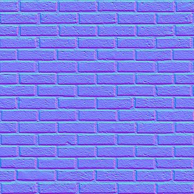 Textures   -   ARCHITECTURE   -   BRICKS   -   Facing Bricks   -   Rustic  - Rustic bricks texture seamless 00245 - Normal