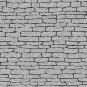Textures   -   ARCHITECTURE   -   STONES WALLS   -   Stone blocks  - Wall stone with regular blocks texture seamless 08364 - Displacement