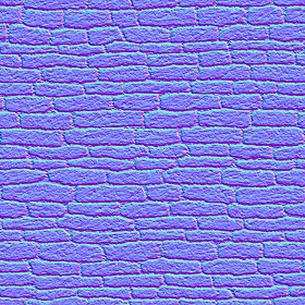 Textures   -   ARCHITECTURE   -   STONES WALLS   -   Stone blocks  - Wall stone with regular blocks texture seamless 08364 - Normal
