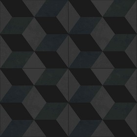 Textures   -   ARCHITECTURE   -   TILES INTERIOR   -   Cement - Encaustic   -   Cement  - Illusion cement concrete tile texture seamless 13387 - Specular