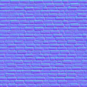 Textures   -   ARCHITECTURE   -   BRICKS   -   Facing Bricks   -   Rustic  - Rustic bricks texture seamless 00246 - Normal