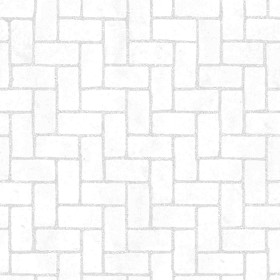Textures   -   ARCHITECTURE   -   PAVING OUTDOOR   -   Concrete   -   Herringbone  - Concrete paving herringbone outdoor texture seamless 05863 - Ambient occlusion