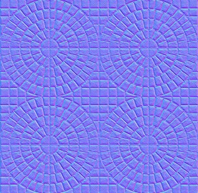 Textures   -   ARCHITECTURE   -   PAVING OUTDOOR   -   Concrete   -   Blocks mixed  - concrete paving outdoor texture-seamless 21332 - Normal