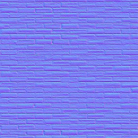 Textures   -   ARCHITECTURE   -   BRICKS   -   Facing Bricks   -   Smooth  - Facing smooth bricks texture seamless 00323 - Normal