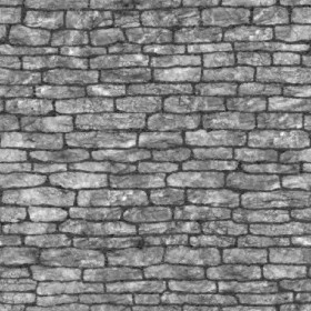 Textures   -   ARCHITECTURE   -   STONES WALLS   -   Stone blocks  - Wall stone with regular blocks texture seamless 08366 - Displacement