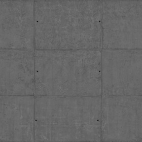 Textures   -   ARCHITECTURE   -   CONCRETE   -   Plates   -   Dirty  - Concrete dirt plates wall texture seamless 01790 - Displacement