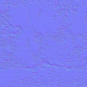 Textures   -   ARCHITECTURE   -   CONCRETE   -   Bare   -   Damaged walls  - Concrete bare damaged wall PBR texture seamless 22045 - Normal