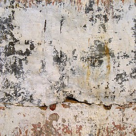Textures   -   ARCHITECTURE   -   CONCRETE   -   Bare   -  Damaged walls - Concrete bare damaged wall PBR texture seamless 22045
