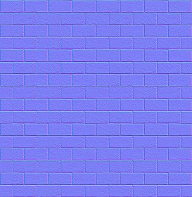 Textures   -   ARCHITECTURE   -   BRICKS   -   Facing Bricks   -   Smooth  - Facing smooth bricks texture seamless 00325 - Normal